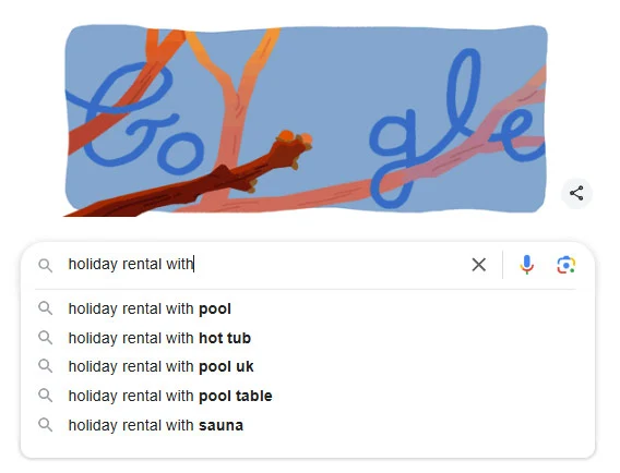 google search results